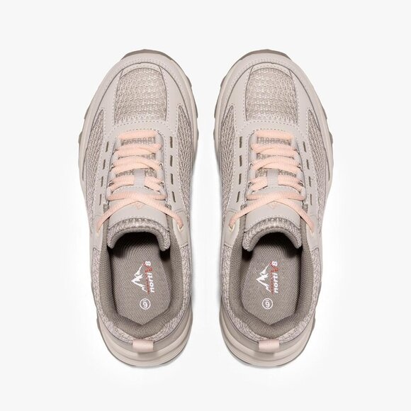 Women's Lightweight Mesh Hiking Shoes Outdoor Walking Sneakers Stable Support - Picture 8 of 9